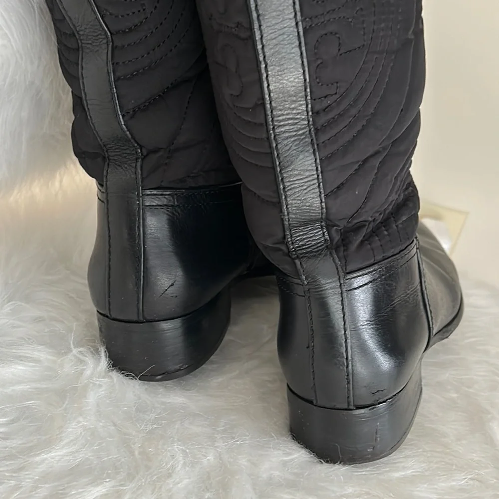 TORY BURCH BLACK RIDING BOOTS